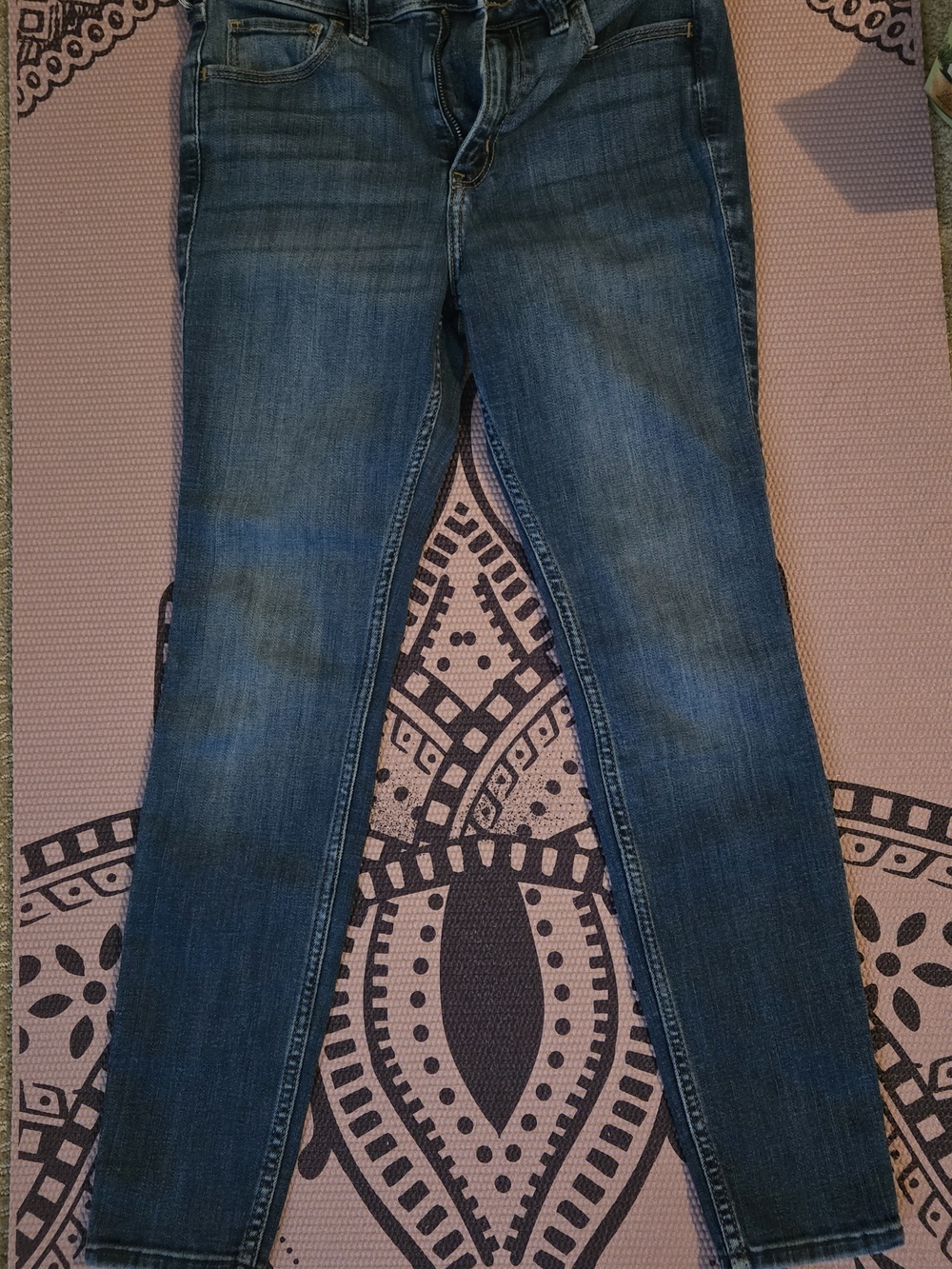 Hollister Dark Mid-Blue Skinny Jeans